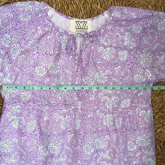 Tuckernuck Exclusive Violet and Indigo Nila Dali Dress by SZ Blockprints - Picture 13 of 13